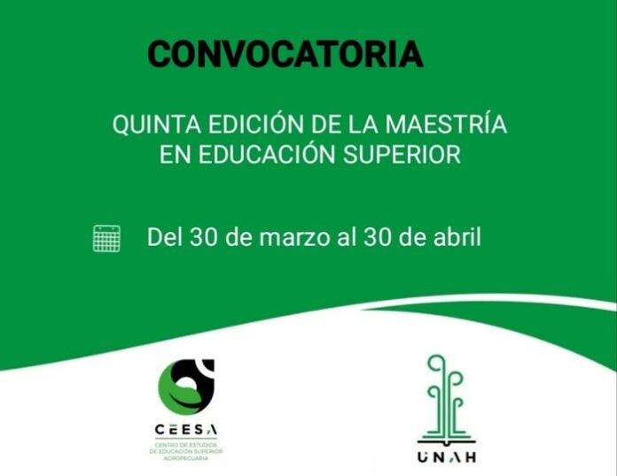Quinta Edición de la Maestría en Educación Superior