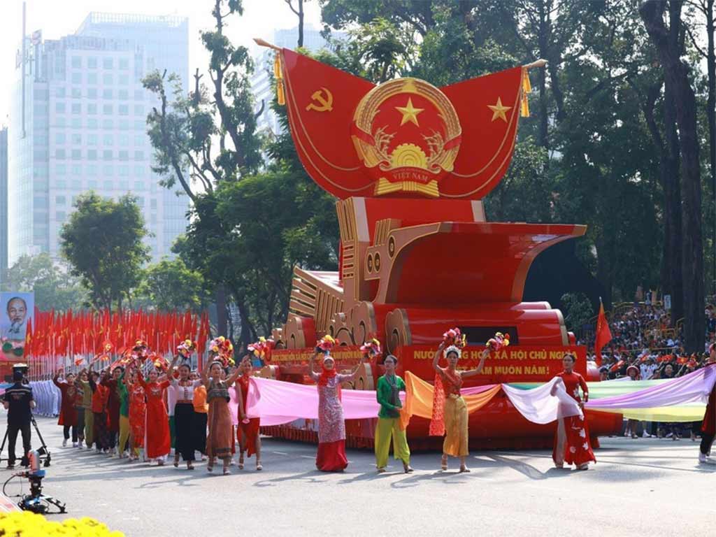 Vietnam conmemora por todo lo alto aniversario de reunificación. Foto: Prensa Latina