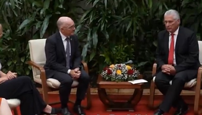 Reitera presidente Díaz-Canel compromiso de Cuba con desarme nuclear. Foto: Prensa Latina
