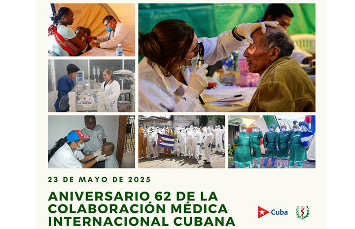 Conmemora Cuba 62 años de solidaridad médica