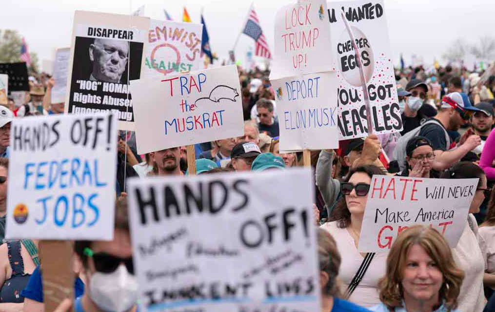 Anuncian movilizaciones en EEUU contra políticas de Trump. Foto: Radio Habana Cuba