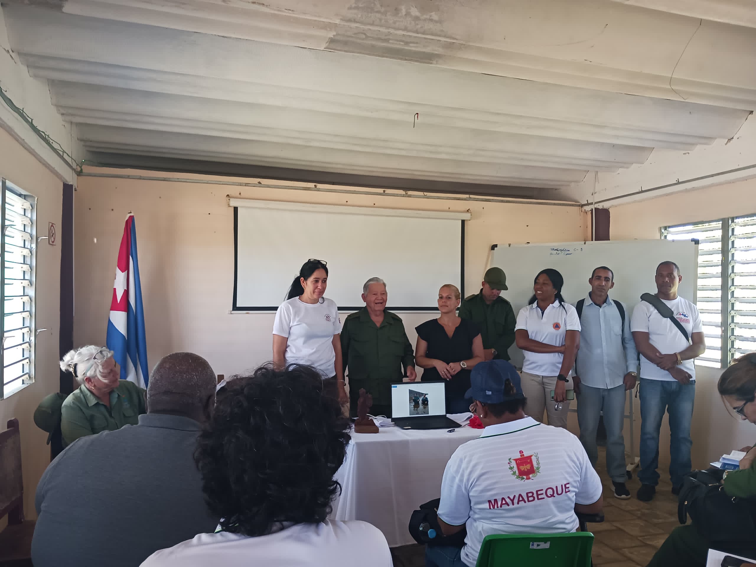 Delegación de la Agencia Caribeña para el Manejo de Emergencias por Desastres (CDEMA) visita Mayabeque