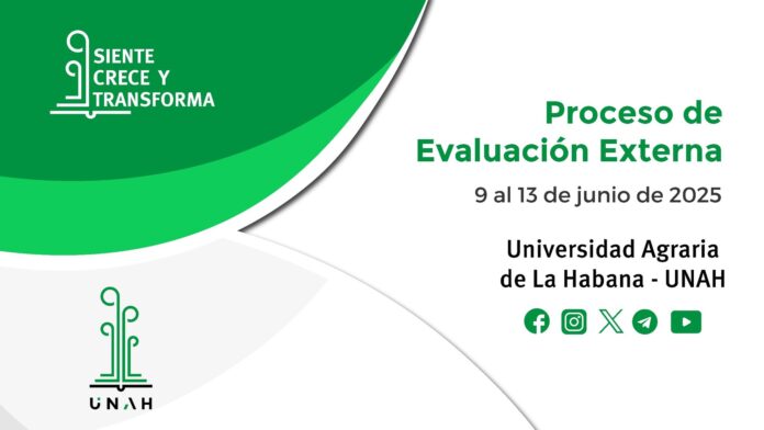 Proceso de Evaluación Externa en la Universidad Agraria de La Habana.