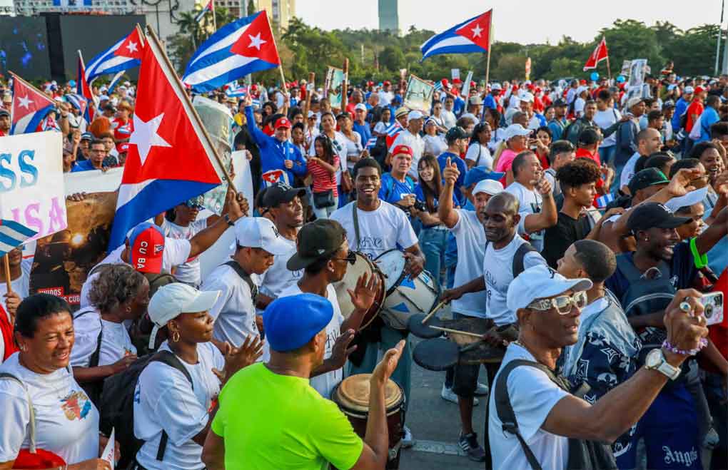 Díaz-Canel elogia unidad del pueblo cubano en Día de los Trabajadores