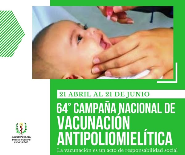 Continúa en Mayabeque campaña de vacunación antipoliomielítica.