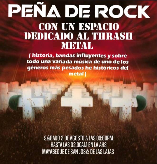 Realizarán Peña de Rock en Casa del Joven Creador.