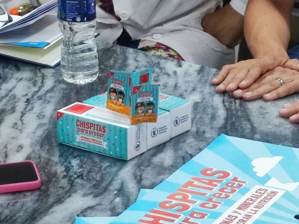 Reciben niños de Jaruco suplemento vitamínico donado por programa mundial de alimentos. Foto: Radio Camoa