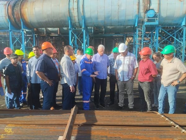 Recorre Miguel Díaz-Canel sitios de interés económico en Mayabeque