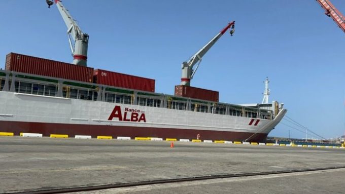 Zarpa desde Venezuela buque del ALBA.