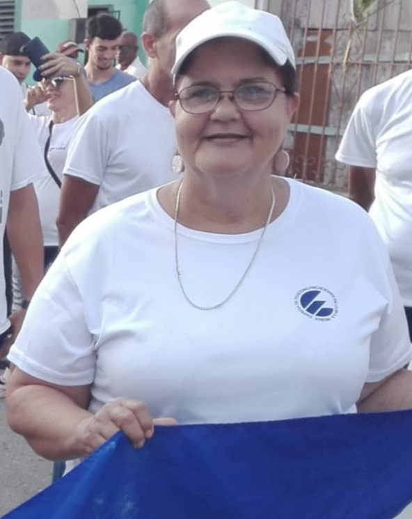 Efigenia Sanín Galán, Directora del Centro de Telecomunicaciones de Jaruco. Foto: Radio Camoa