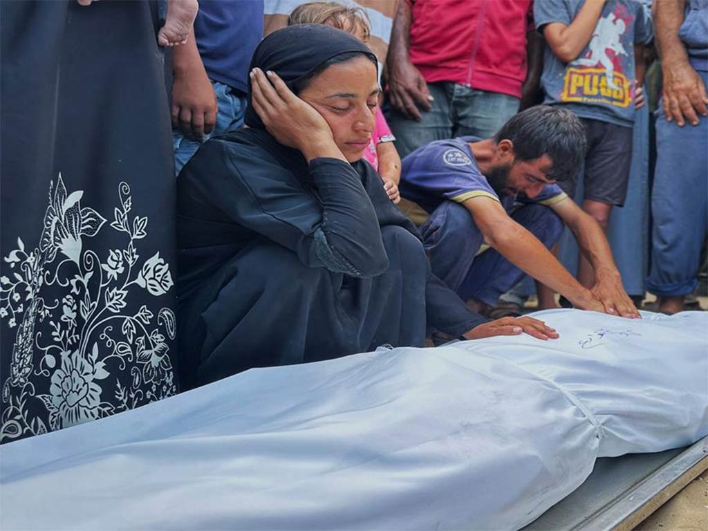 Israel mató a 26 palestinos mientras avanza sobre la ciudad de Gaza. Foto: Prensa Latina