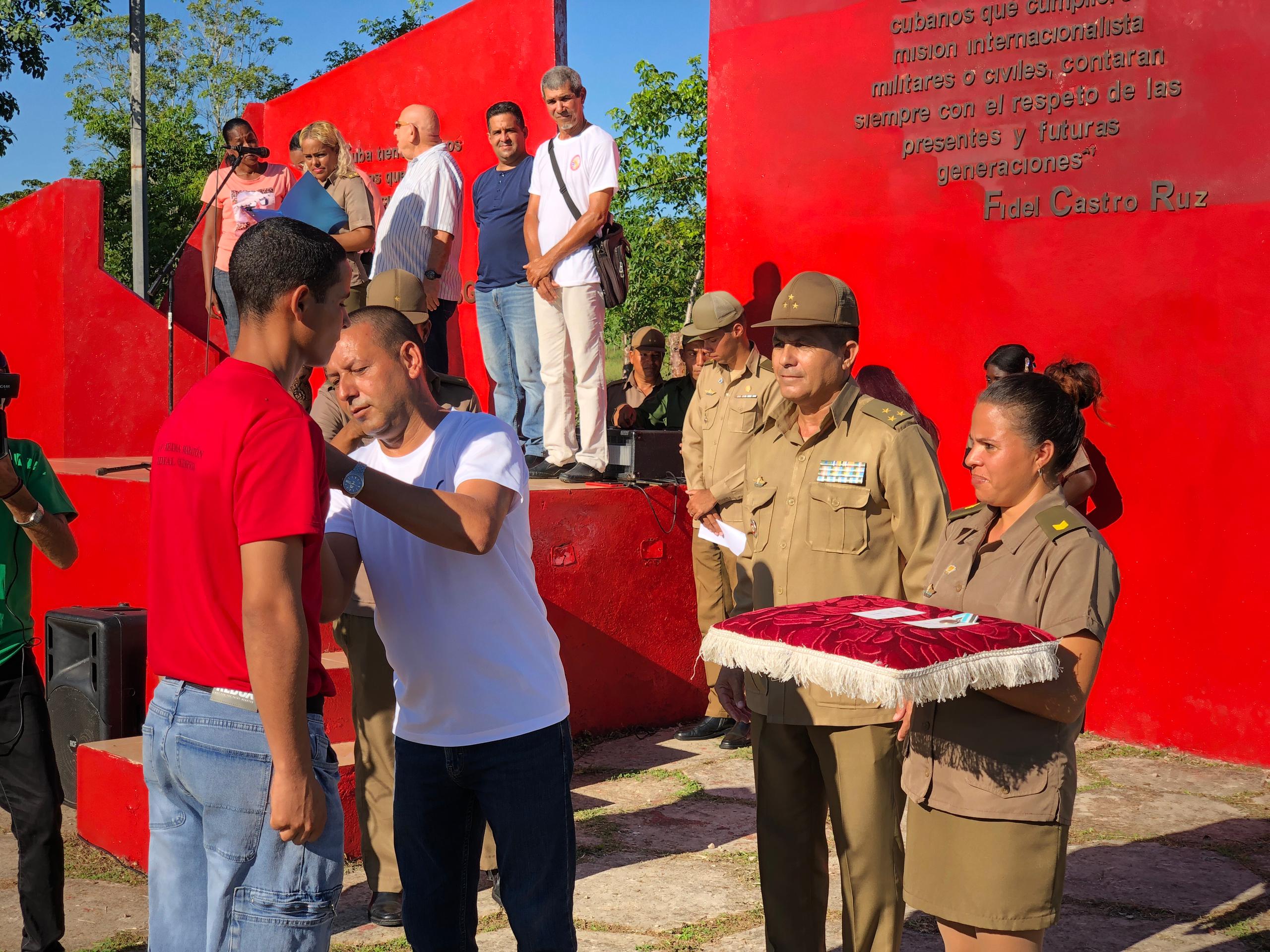 Acto de desmovilización del Servicio Militar Activo