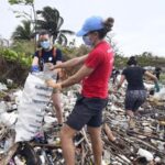 Estudiantes salvaguardan litoral costero del sur de Mayabeque. Foto: Radio Reloj