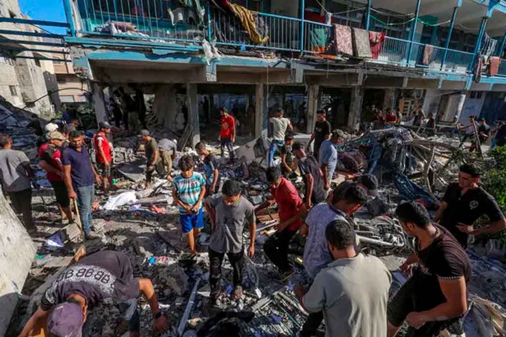 Más de 18 mil 600 estudiantes murieron en Gaza por ataques israelíes. Foto: Prensa Latina