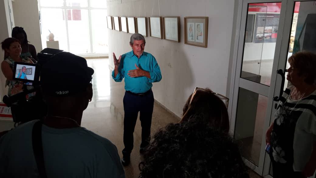 Una exposición con Rostros de la cultura cubana
