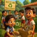 Fomentan la cultura del reciclaje en centro educacional de San José de las Lajas