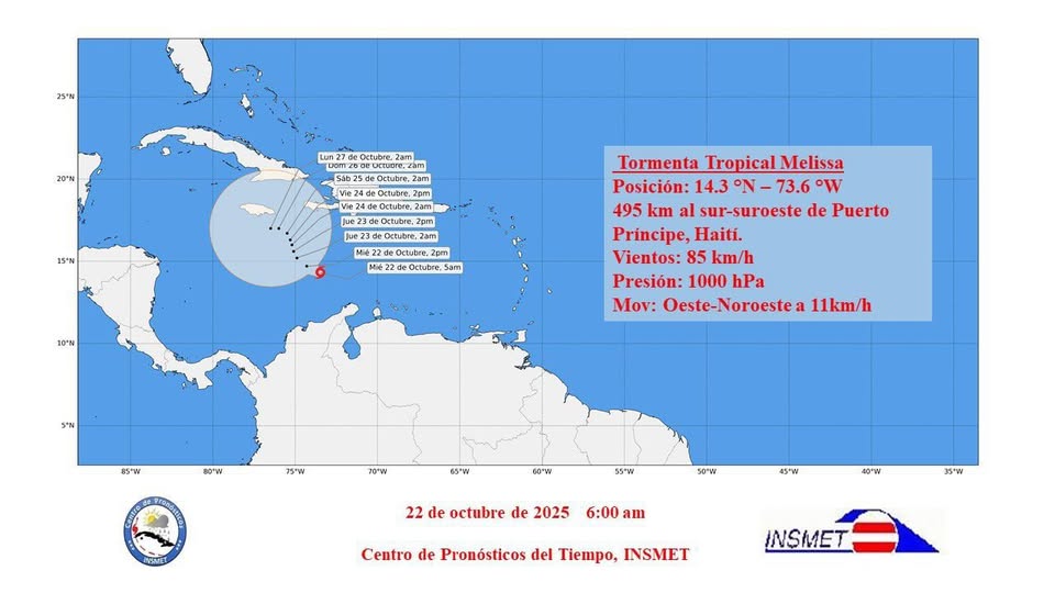 AVISO DE CICLÓN TROPICAL