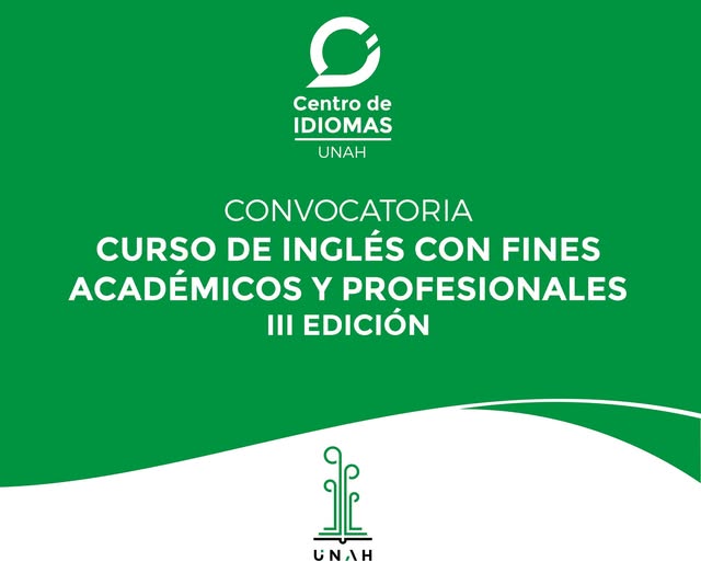 Tercera edición del Curso de Inglés con Fines Académicos y Profesionales