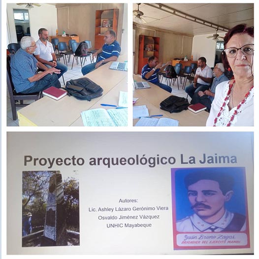 Presentan en Mayabeque resultados preliminares del Proyecto Histórico Arqueológico Finca La Jaima
