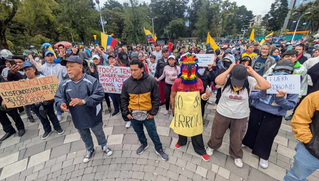 Ecuador entra en la cuarta semana de protestas sin señales de diálogo. Foto: Prensa Latina