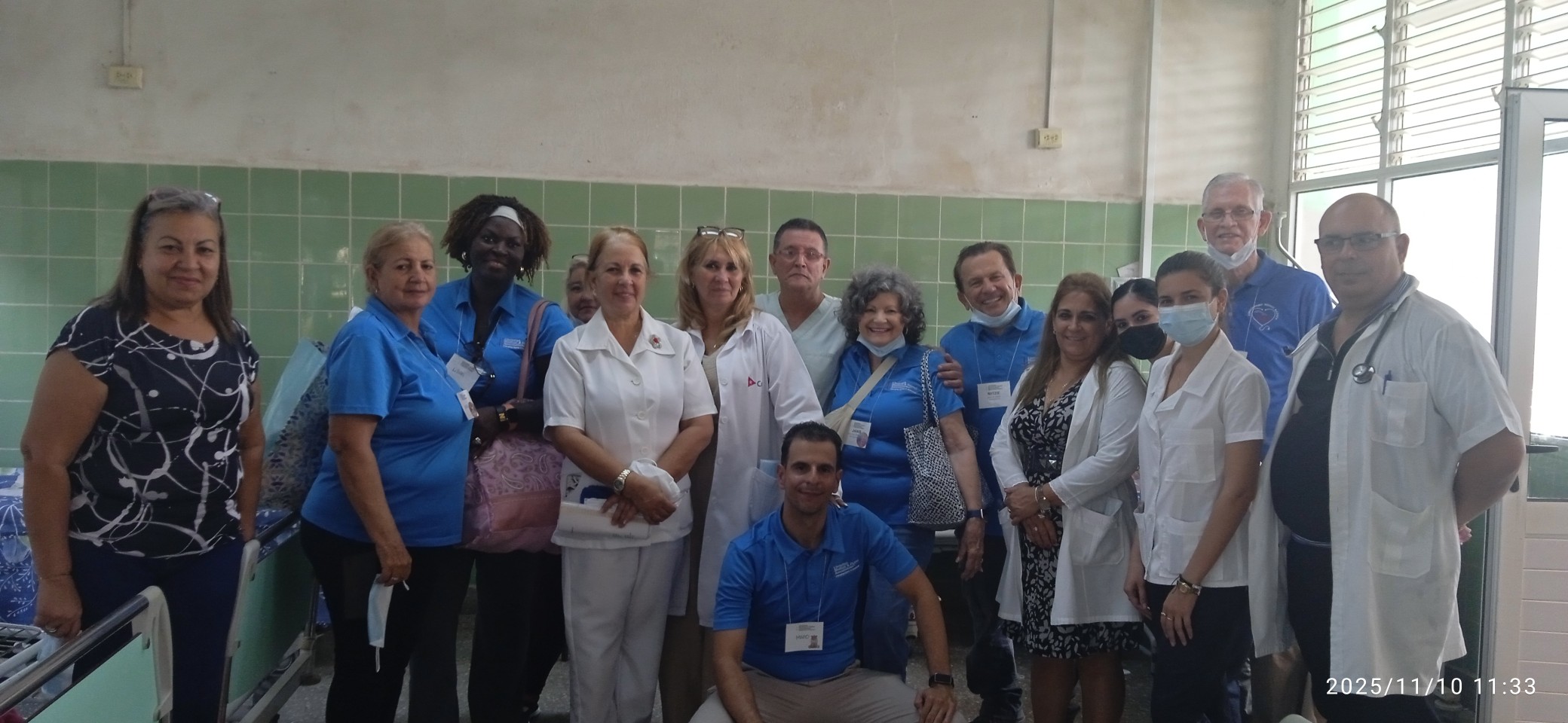 De recorrido por Mayabeque integrantes de Asociaci&oacute;n Cristiana de M&eacute;dicos y Dentistas de Estados Unidos