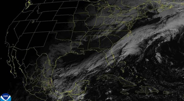 Frente frío llegará esta tarde a occidente de Cuba.