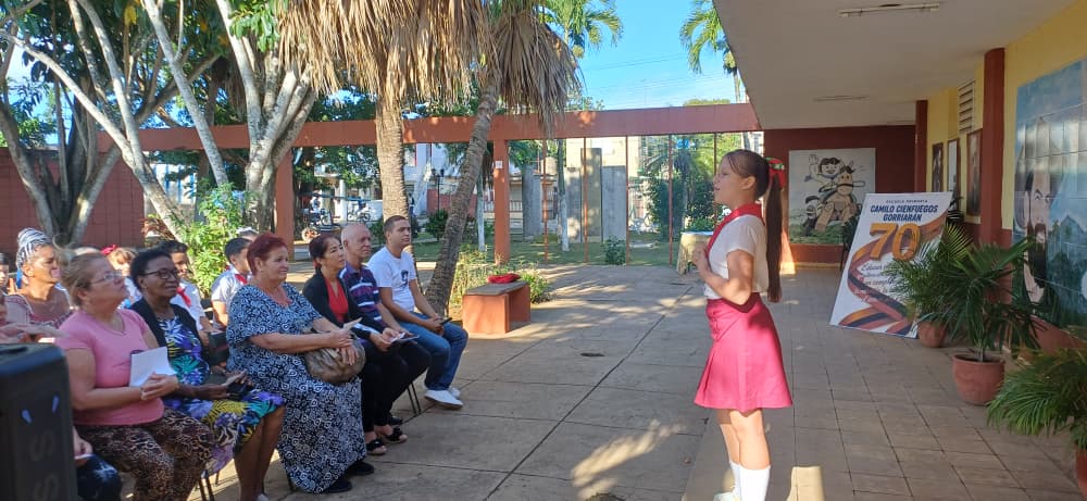 70 aniversario de la escuela Camilo Cienfuegos Gorriarán