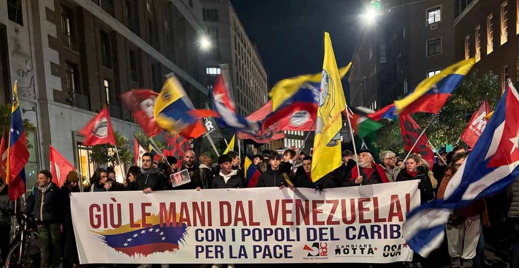 Rechazan en Italia narrativa contra Venezuela tras ataque de EEUU
