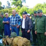 Encabeza Salvador Valdés Mesa Ejercicio Defensivo Territorial en Santa Cruz del Norte