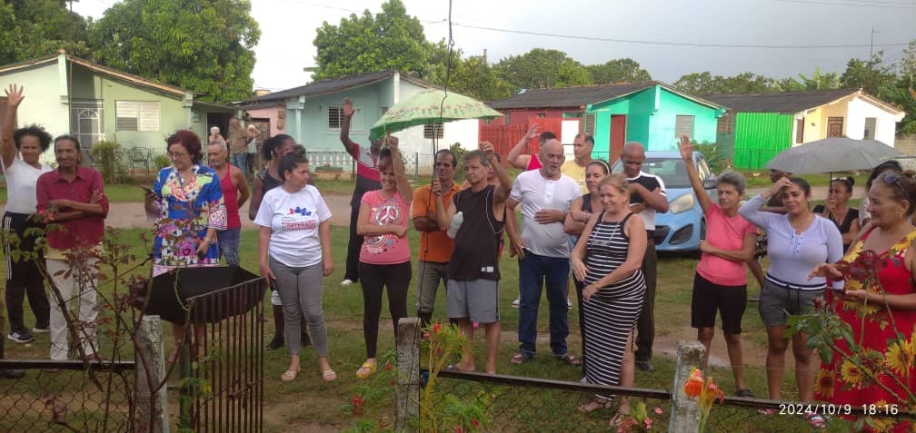 Brindan atención a planteamientos de la población en Melena del Sur. Foto: Facebook