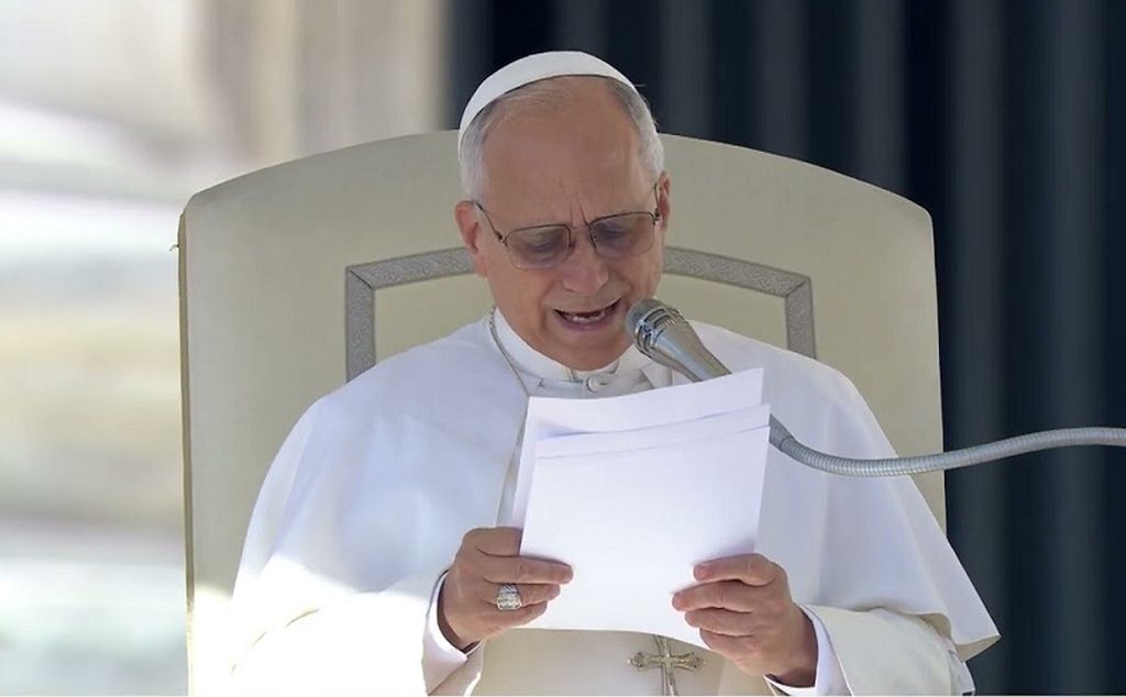 Papa Le&oacute;n XIV conden&oacute; el genocidio contra los pueblos. Foto: Prensa Latina