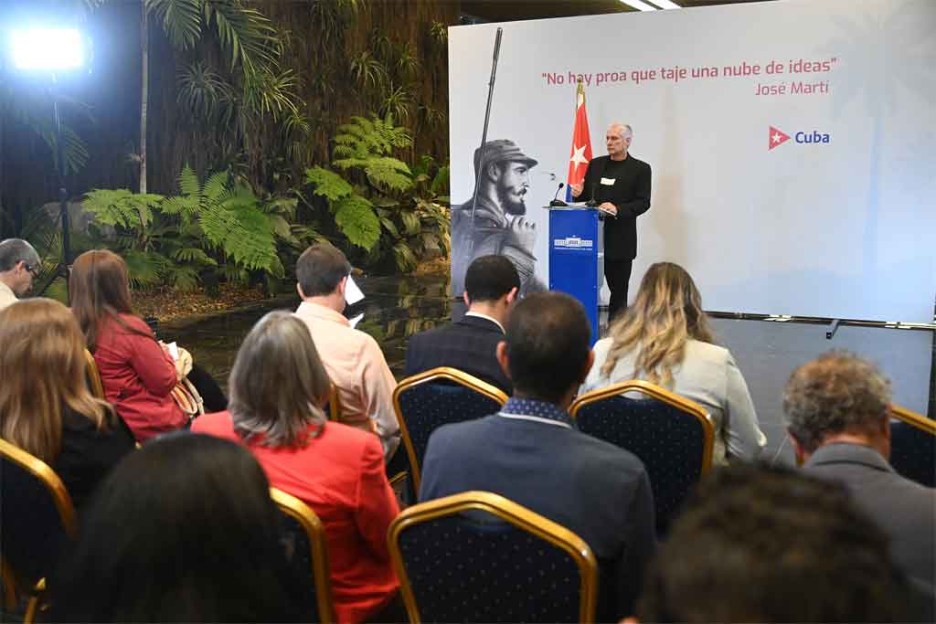 Comparecencia de Miguel Mario D&iacute;az-Canel Berm&uacute;dez, Primer Secretario del Comit&eacute; Central del Partido Comunista de Cuba y Presidente de la Rep&uacute;blica, ante los medios de prensa nacionales y extranjeros, en el Palacio de la Revoluci&oacute;n, el 5 de febrero de 2026, ?A&ntilde;o del Centenario del Comandante en Jefe Fidel Castro Ruz?.