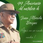 Aniversario 99 del Comandante Juan Almeida Bosques. Foto: X