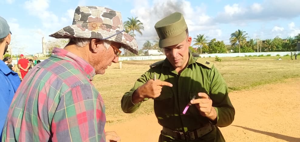 Realizan Ejercicio Defensivo Territorial en Santa Cruz del Norte