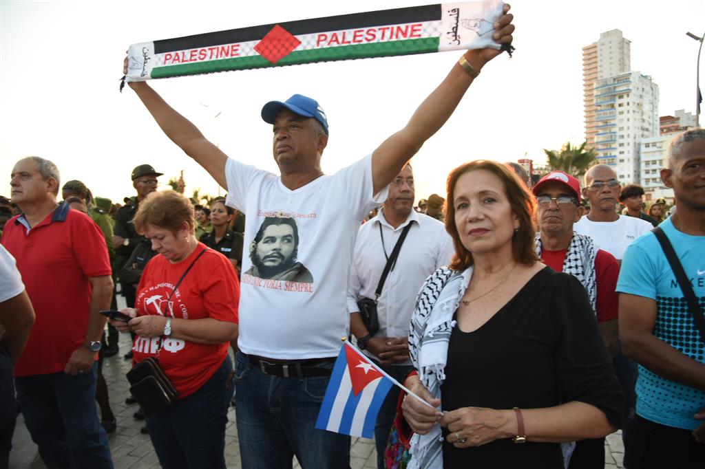 Cuba ratifica su solidaridad en el Día de la Tierra Palestina. Foto: Prensa Latina
