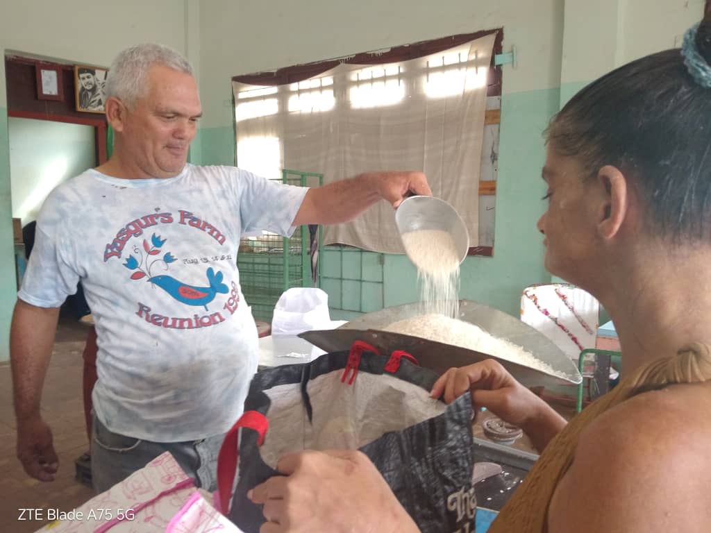 Arroz donado por China llega a los hogares de Mayabeque