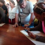 Pueblo de Melena acude a reafirmar su apoyo a la Revolución. Foto: Nayvi Martínez