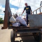 Realizan Operación Reciclo mi Barrio en localidad de Jaruco. Foto: Radio Jaruco