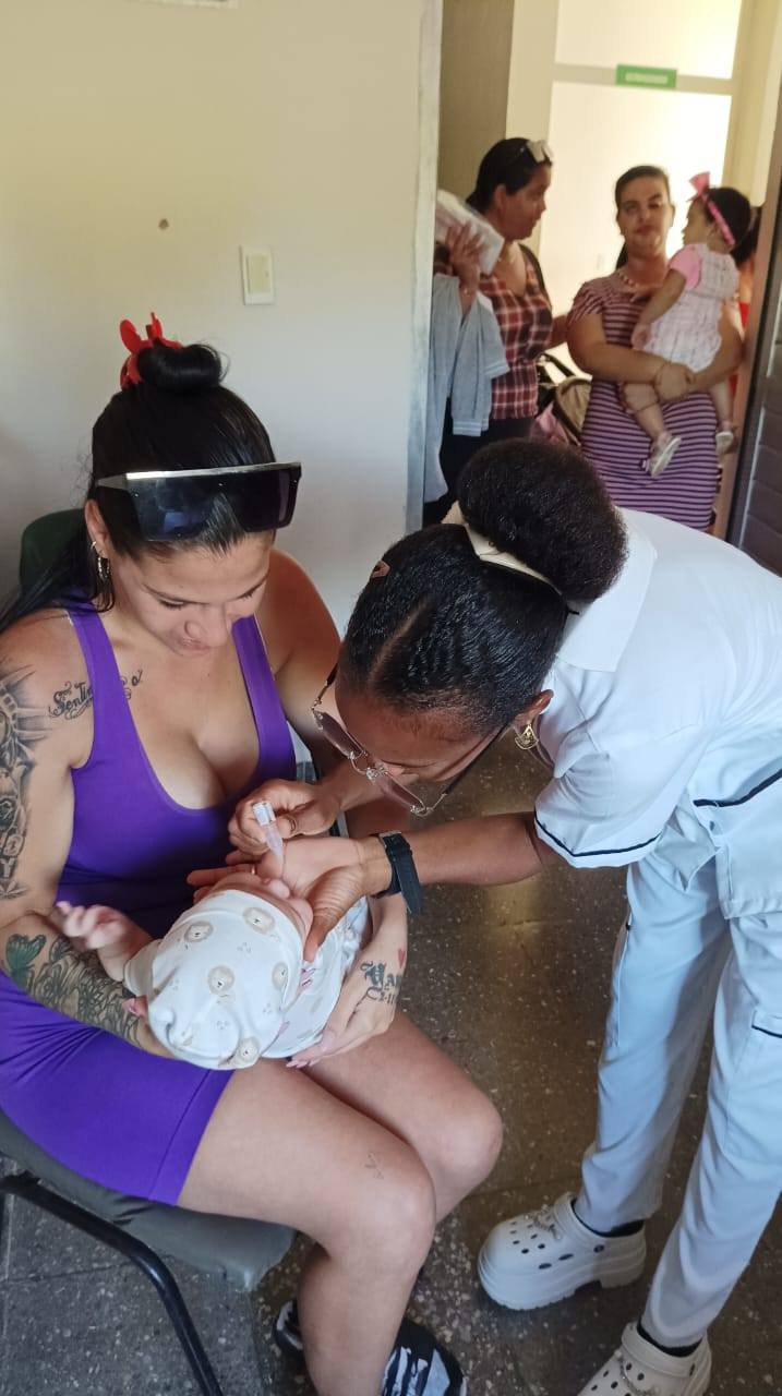 Inmunizarán a más de 390 niños de Jaruco contra Poliomielitis. Foto Radio Jaruco