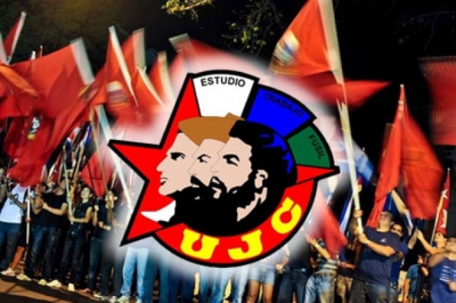 Jóvenes comunistas ratifican lealtad a Raúl Castro. Foto: Prensa Latina