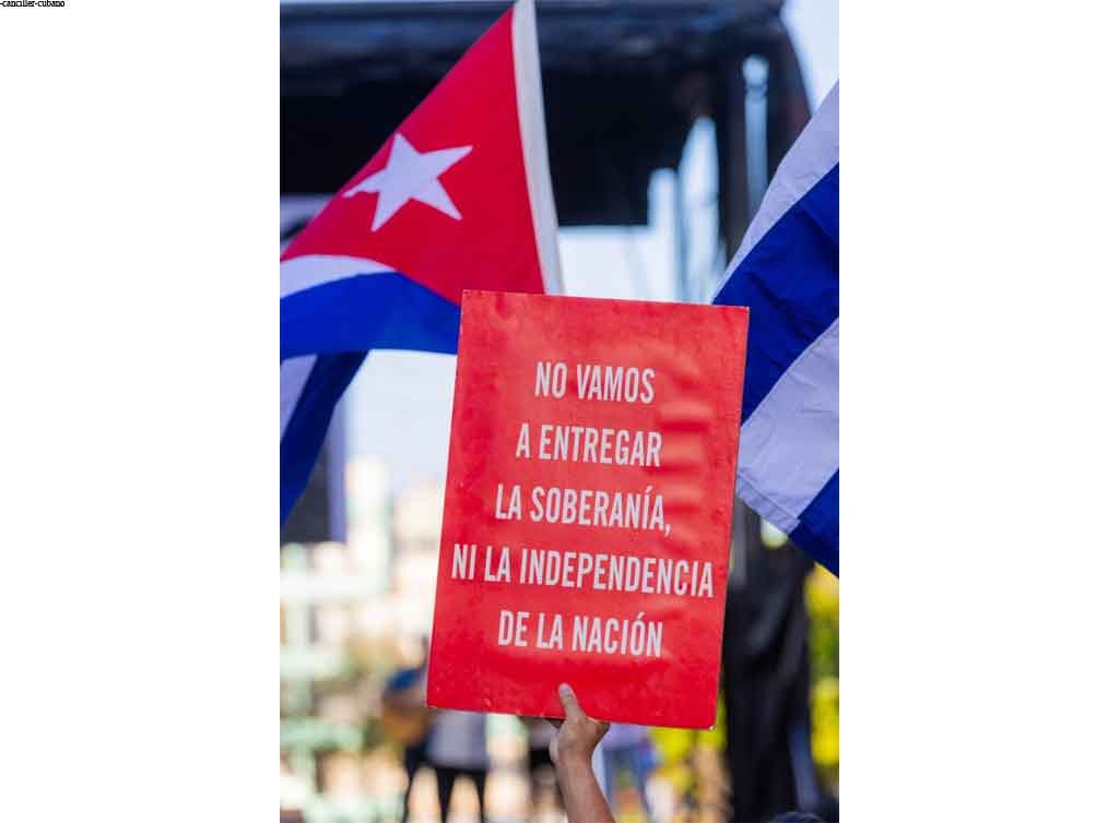 El bloqueo es contra Cuba y el mundo, denuncia canciller de Cuba. Foto: Prensa Latina