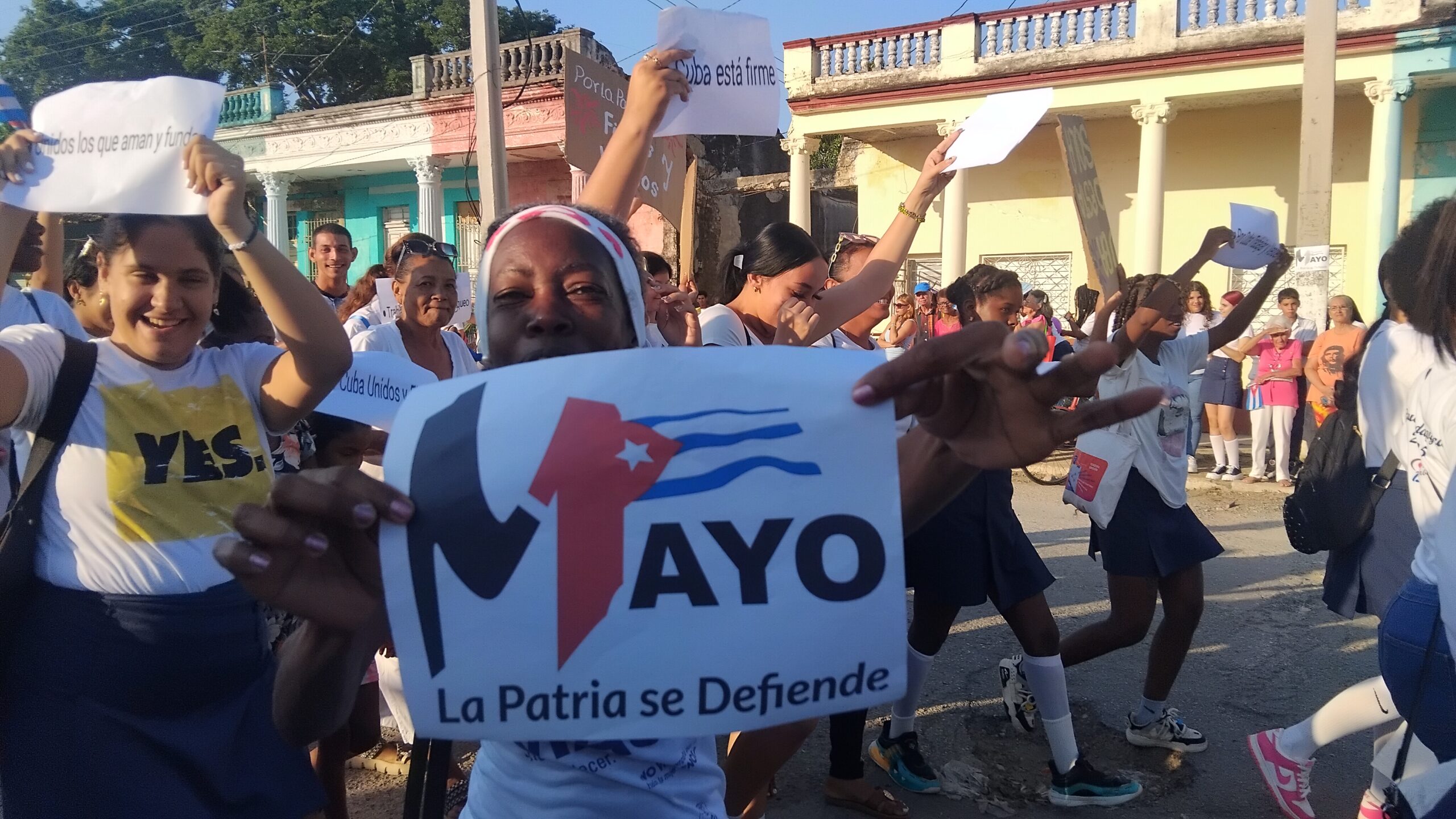 Celebra Güines Día Internacional de los Trabajadores con desfile y actividades populares Foto: Sandy Acosta