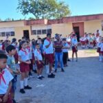 Pioneros de Jaruco homenajearon al apóstol con matutinos especiales. Foto: Radio Jaruco