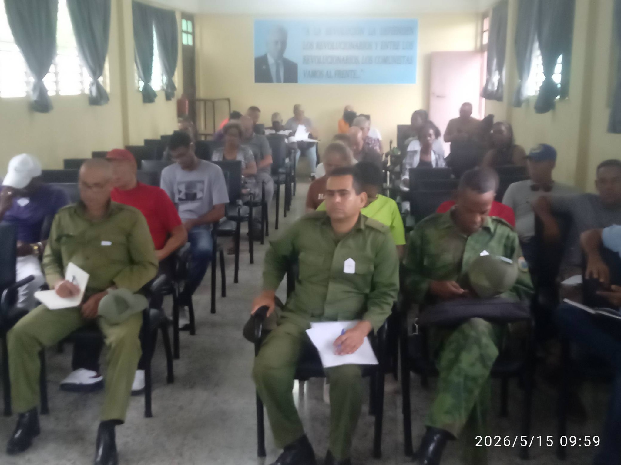 Ejercicio Meteoro en Guines pone a prueba las capacidades para la reducci&oacute;n de riesgos de desastres. Foto: Indira La O