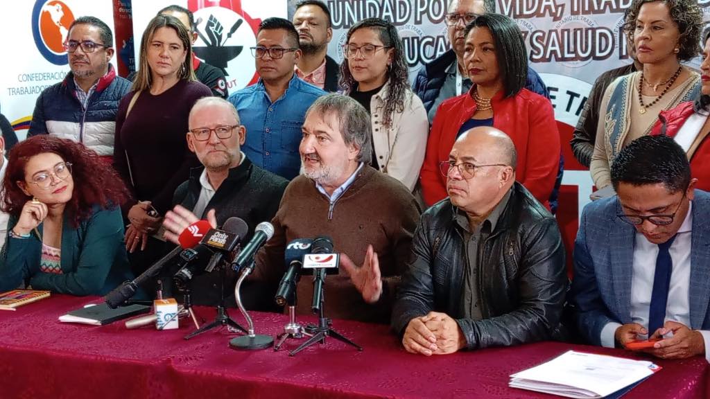 Misi&oacute;n sindical internacional alerta sobre violaciones en Ecuador. Foto: Prensa Latina