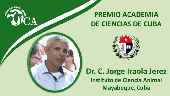 Premio Academia de Ciencias para investigador del Instituto de Ciencia Animal ICA. Foto Radio Camoa