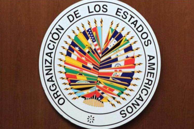 Caos signa sesi&oacute;n final de Asamblea General OEA en Panam&aacute;. Foto: Prensa Latina