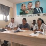 Realizan en G&uuml;ines Pleno del Comit&eacute; Municipal del Partido Comunista de Cuba. Foto: Maikel Sim&oacute;n Ramos