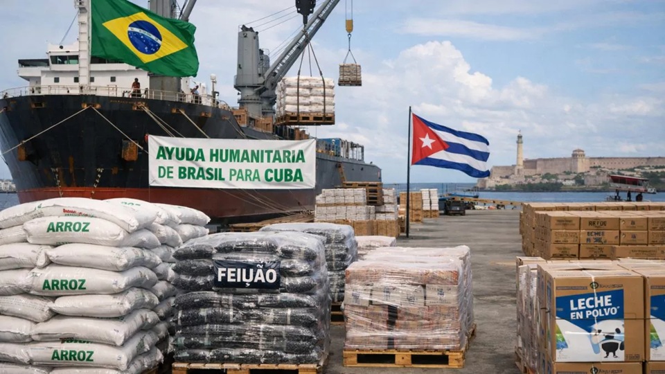 Brasil env&iacute;a a Cuba 48 toneladas de leche en polvo. Foto: Cuba S&iacute;