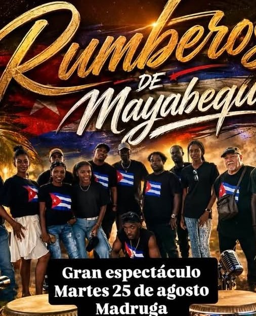 Rumberos de Mayabeque en actividad colateral al Timbalaye 2026. Foto: Facebook